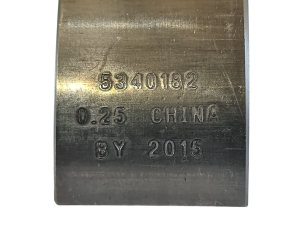 5340182 - Вкладыш к/в 0,25 ISF2.8 шатунный нижний (АНАЛОГ) (C)