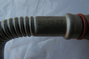 5257527 Трубка слива масла с турбины ISF3.8 (С)