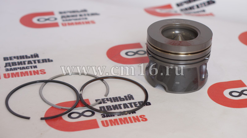 Поршень ISF2.8 Е-5 (в сборе с кольцами) FEDERAL MOGUL большой рассекатель (ОЕМ) (О-)