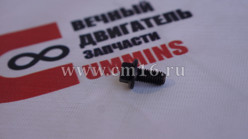 Болт М8х1,25х16 (крепления пластины картера маховика,трубки турбокомпрессора ISF2.8/3.8.воздушного компрессора,распредвал 6ISBe,ISDe (АНАЛОГ) (С)