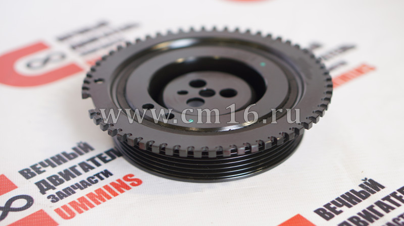 Шкив коленвала с демпфером D=138.5mm (гаситель резонансных колебаний) ISF2.8 (ОРИГИНАЛ) (О+)