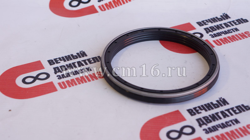 Сальник коленвала задний (130х155х12,5) РЕМОНТНЫЙ ISBe,ISDe,ISF3.8 (АНАЛОГ) (C)